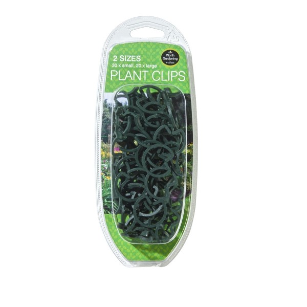 Clip per piante 2 misure set da 50