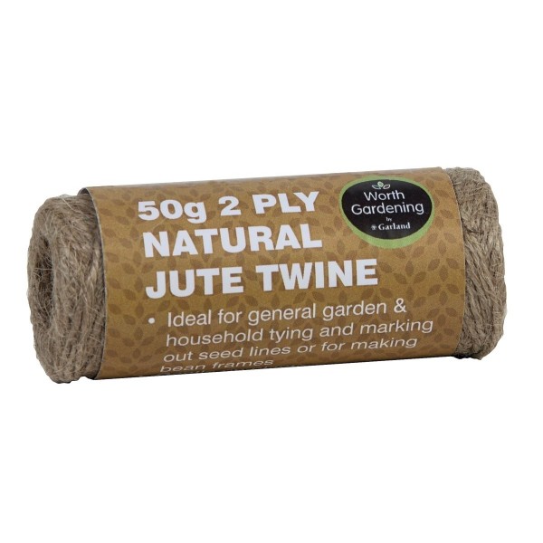2 rolls of natural jute twine 50g