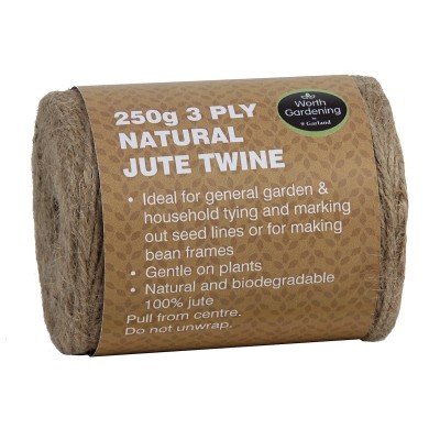 Cordel de yute natural de 3 cabos 250g