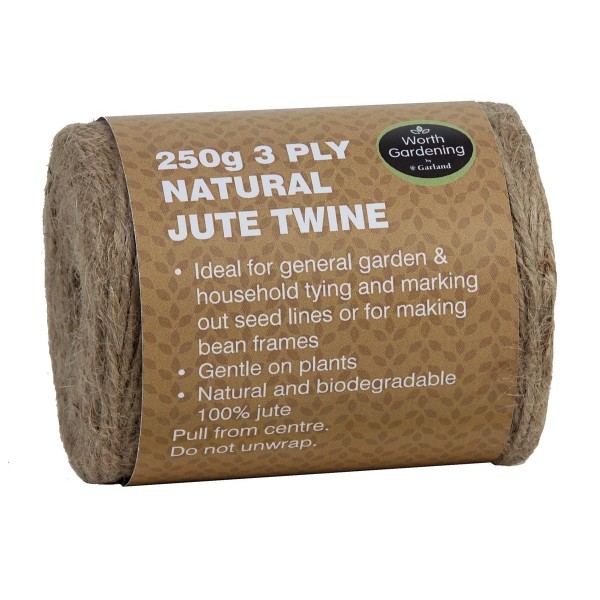 Cordel de yute natural de 3 cabos 250g