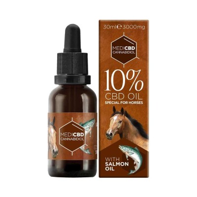 CBD-Öl 10% Breitspektrum für Pferde | MEDICBD