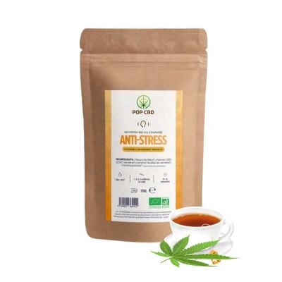 Infusión de CBD orgánico antiestrés - a granel | POP CBD