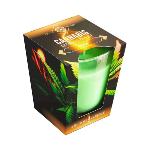 Duftkerze Cannabis Vanille | MULTITRANCE