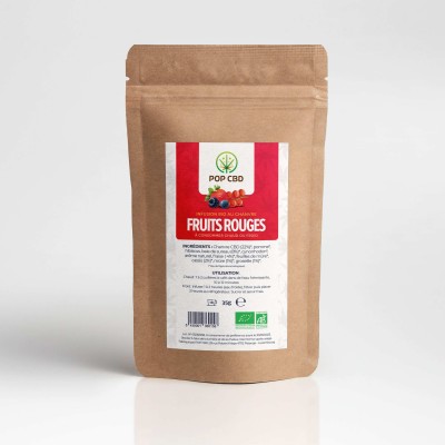 Bio CBD-Tee mit roten Früchten | POP CBD