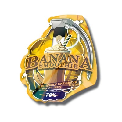 CBD-Vape 70% Banana Smoothie Explosive 0,5ml
