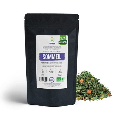Organic CBD sleep herbal tea - loose leaf | POP CBD