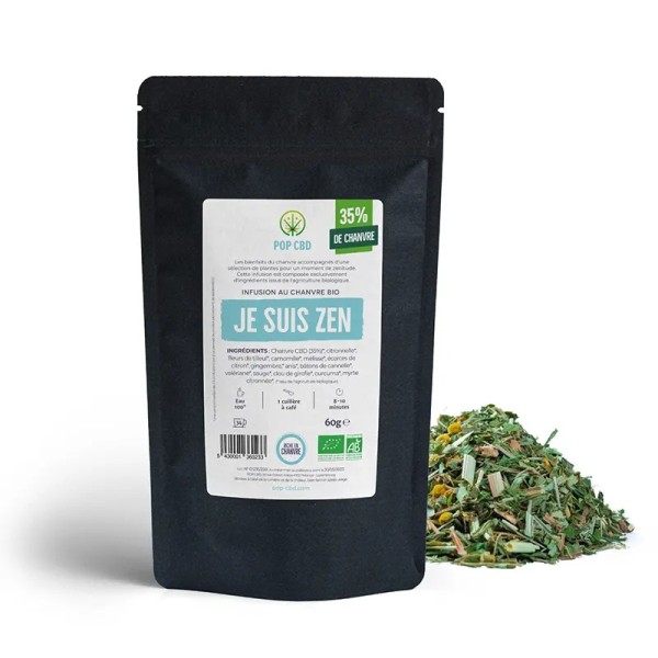 Infusión de CBD orgánico estoy zen | POP CBD