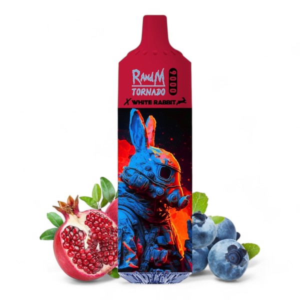 White Rabbit Tornado 9000 - Heidelbeere Granatapfel