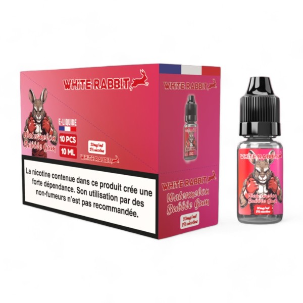E-liquid White Rabbit 2% Watermelon Bubble Gum 10ml