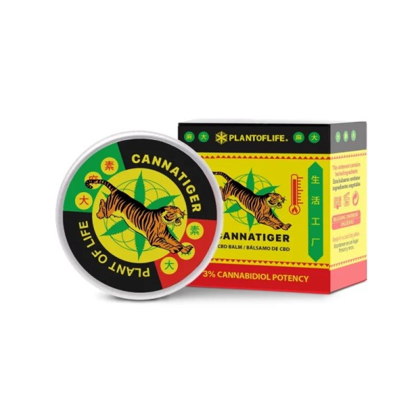 Bálsamo de tigre CBD 3% 12ml | CANNATIGER, PLANT OF LIFE