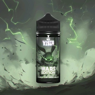 E-Líquido White Rabbit Wars Edition Chiclete Melão Verde