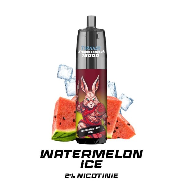 Puff WHITE RABBIT x TORNADO 15000 Wassermelonen-Eis