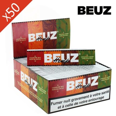 Caja de 50 libritos Beuz Hemp Bio King Size