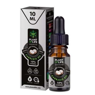 Olio di CBD 10% full spectrum cocco | PLANT OF LIFE Olio di CBD 10% full spectrum cocco | PLANT OF LIFE