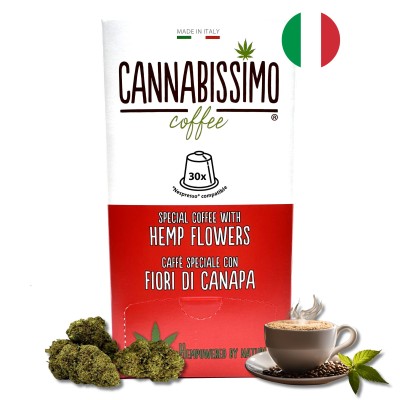Hemp Flower Cannabissimo Coffee - 30 Capsules