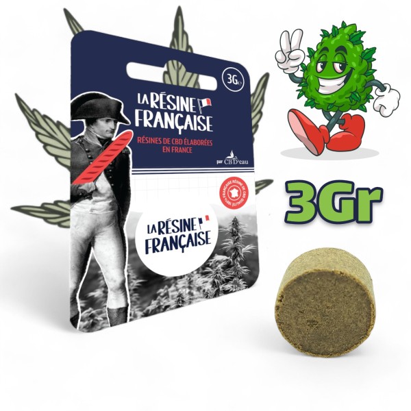 Resina Francesa CBD Amnesia Espumoso 3g - CBD - CBN - 10-OH-HHC