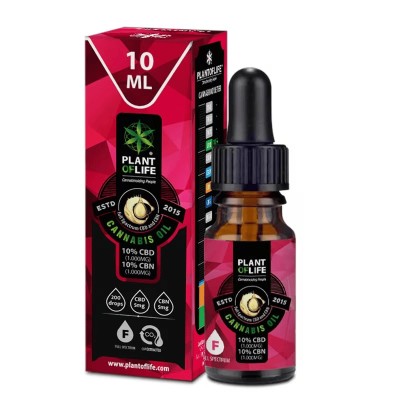 CBN CBD Oil 10% 10ML Full Spectrum | PLANT OF LIFE