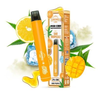 CBD-Pod Nachfüllbar Tropisches Wasser | GREENEO CBD-Pod Nachfüllbar Tropisches Wasser | GREENEO
