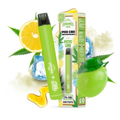 Pod CBD Recargable Pequeño Limo | GREENEO