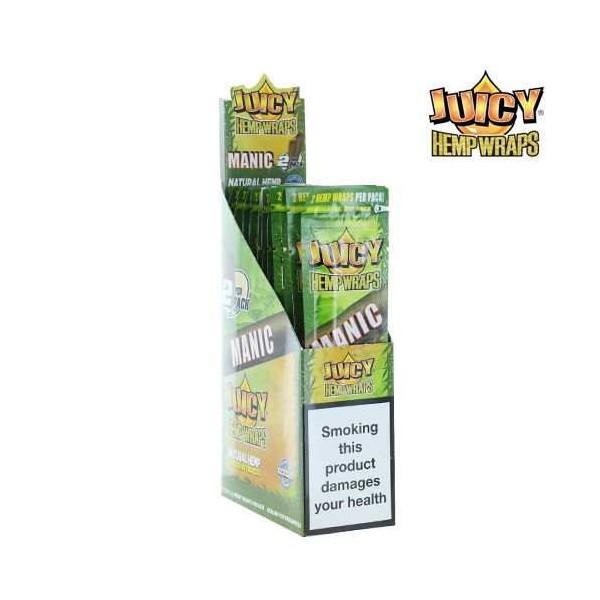 Blunt di canapa Manic Confezione da 25 pacchetti | JUICY JAY'S
