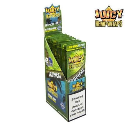 Blunt di canapa Tropical Confezione da 25 pacchetti | JUICY JAY'S Blunt di canapa Tropical Confezione da 25 pacchetti | JUICY JAY'S
