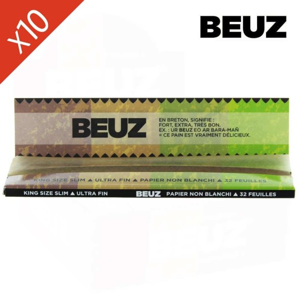 10er Pack BEUZ Brown Slim Blättchen