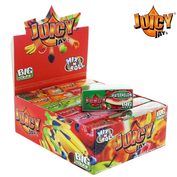Hojas de Rollo Perfumadas 24 Rollos JUICY JAY'S