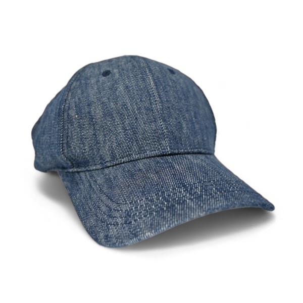 Boné de cânhamo azul jeans
