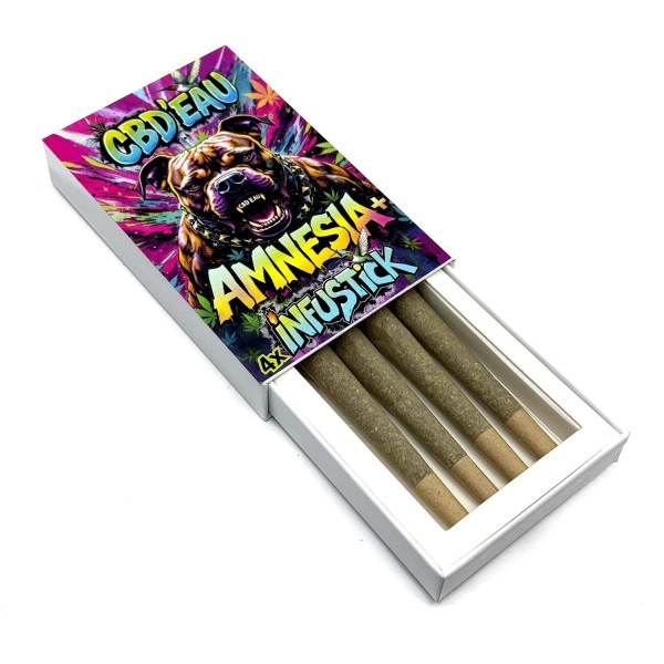 Infustick CBD Amnesia 7% - Pacote com 4 unidades