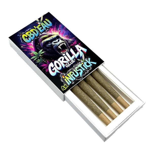 Set of 4 CBD Infusticks 7% Gorilla Glue | CBD'EAU