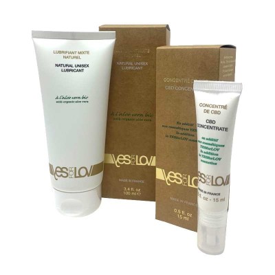 Lubrificante de aloe vera & concentrado de CBD | YES FOR LOV