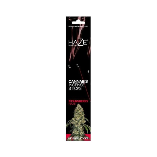 Cannabis Strawberry Haze Incense - 15 sticks