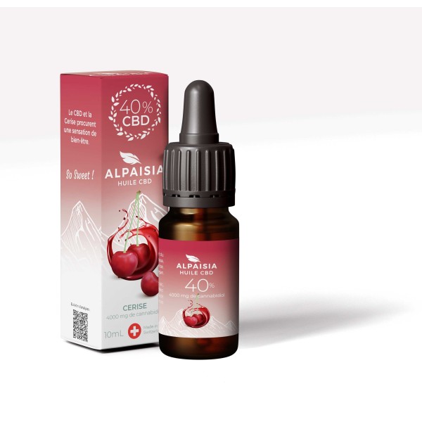 Óleo CBD 40% espectro amplo cereja | ALPAISIA