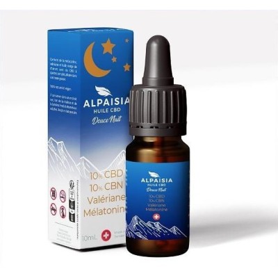Óleo CBD 10% full spectrum noite tranquila | ALPAISIA