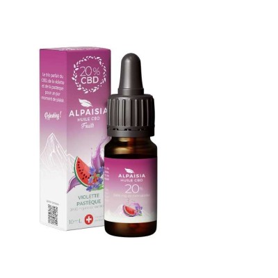 Aceite de CBD 20% espectro amplio violeta sandía | ALPAISIA