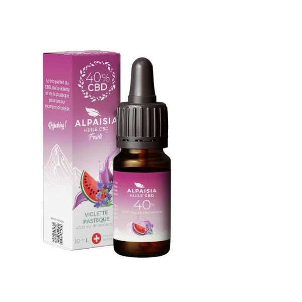 Óleo CBD 40% espectro amplo violeta melancia | ALPAISIA