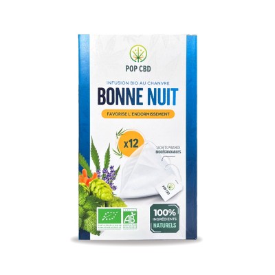 Infusión orgánica de CBD para dormir bien - bolsitas | POP CBD