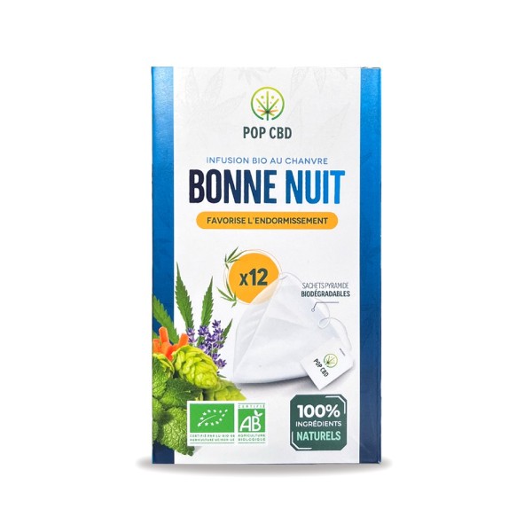Infusión orgánica de CBD para dormir bien - bolsitas | POP CBD
