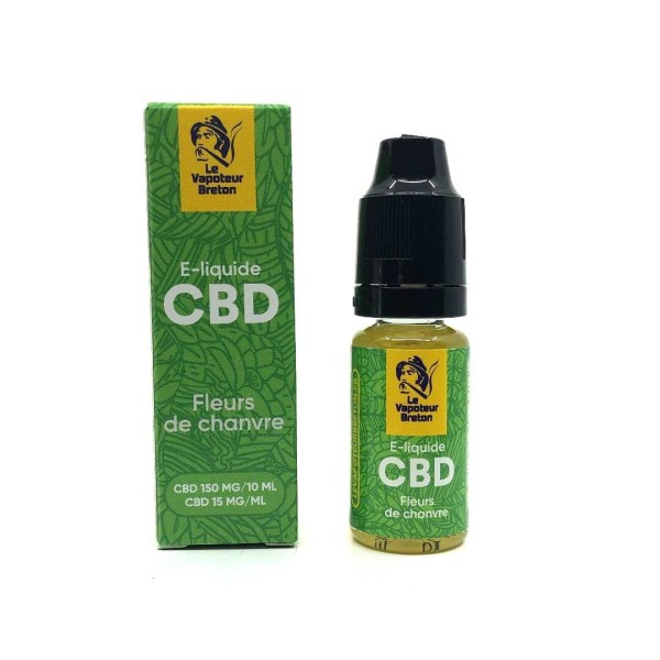 E-líquido CBD flores de cânhamo 150mg | LE VAPOTEUR BRETON sem nicotina