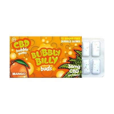 Chicle de CBD sabor mango | BUBBLY BILLY