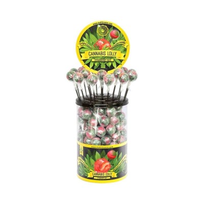 Piruleta de cannabis con sabor a fresa - 100 uds | MULTITRANCE