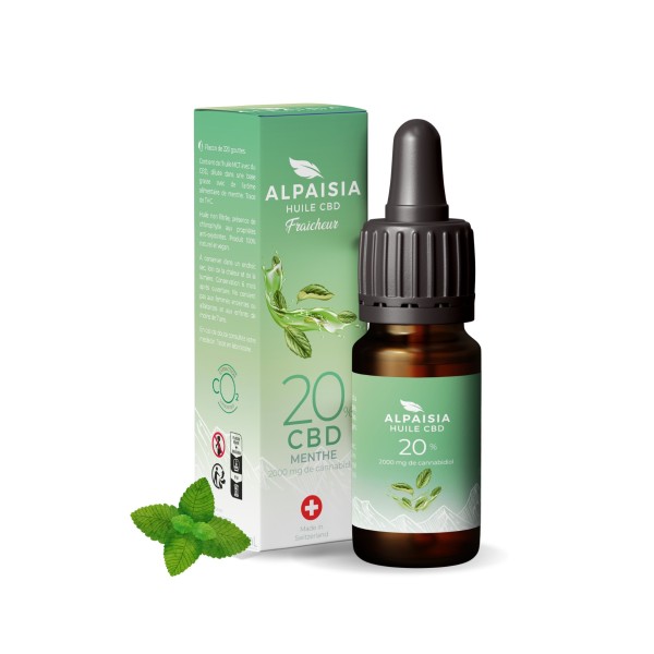 Olio CBD 20% a spettro ampio alla menta | ALPAISIA