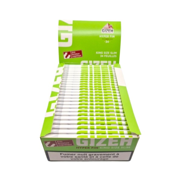 Slim King Size Blättchen x 34 - 50er Pack | GIZEH