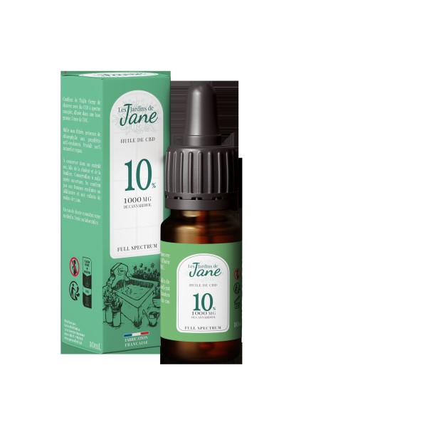 CBD-Öl 10% Full Spectrum | LES JARDINS DE JANE