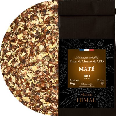 Organic CBD mate herbal tea - loose leaf | MAISON HIMAL