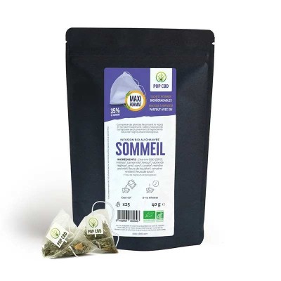 Tisana CBD biologica per il sonno - bustine | POP CBD