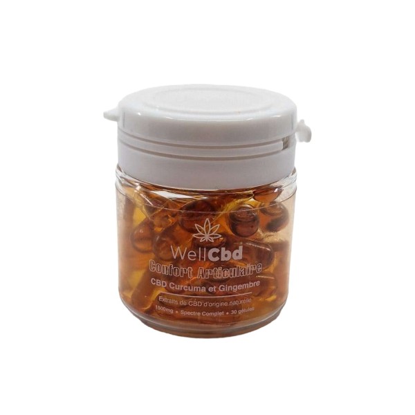 Cápsulas de CBD para las Articulaciones Well CBD