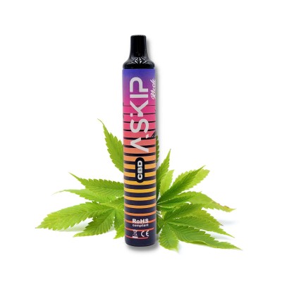 Vape CBD Descartável Sabor Hemp Kush 400 Tragadas sem nicotina