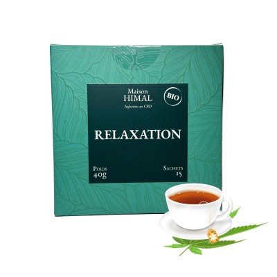 Chá de CBD orgânico para relaxamento | MAISON HIMAL