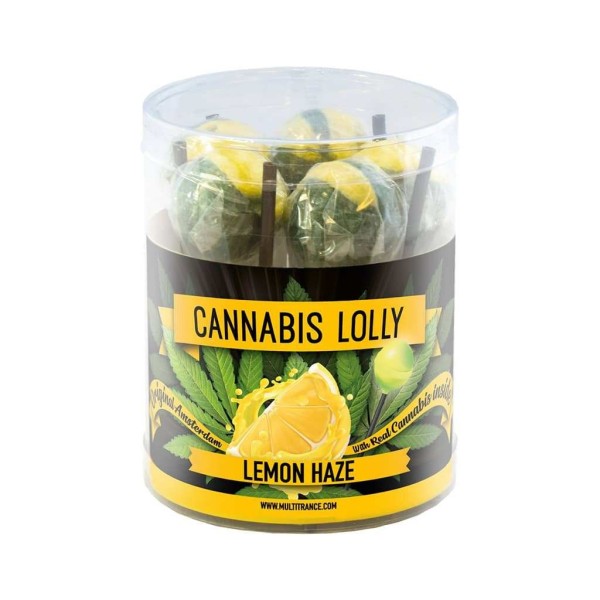 Piruleta de cannabis con limón - 10 unidades | MULTITRANCE